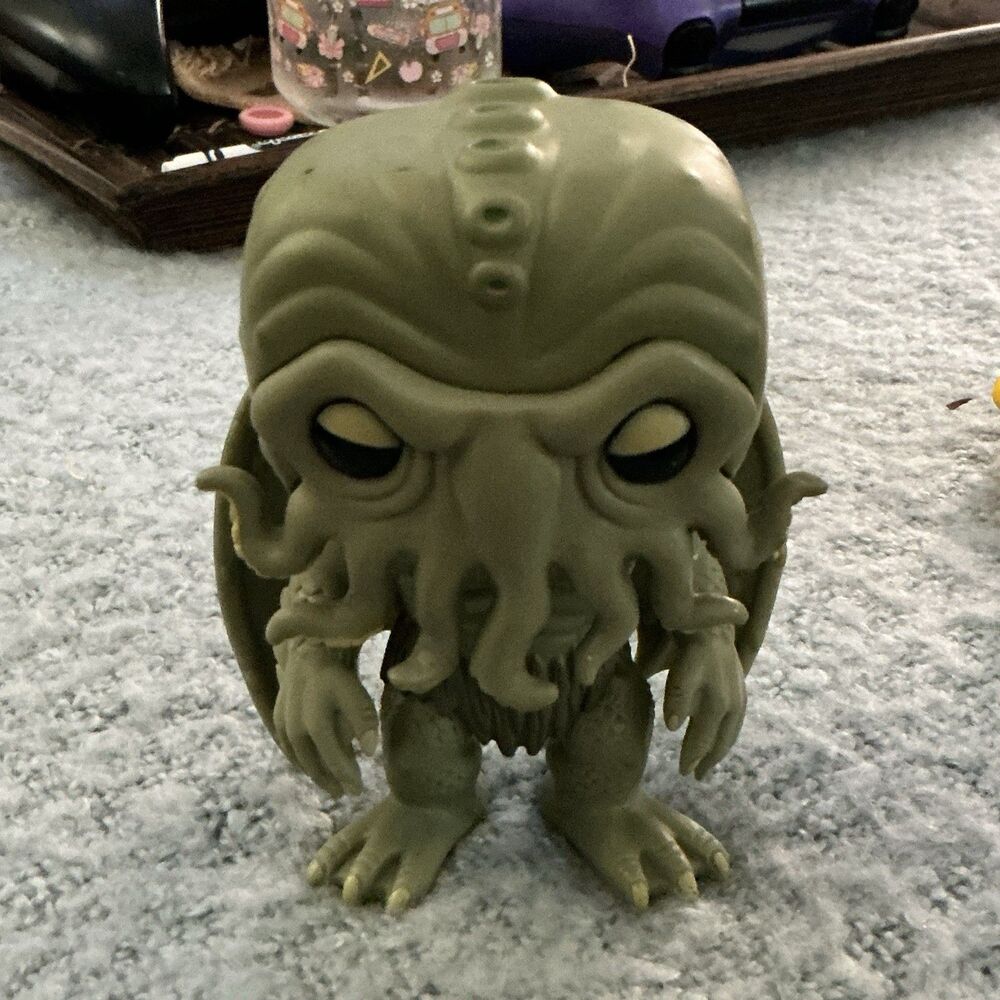 Funko Pop Books Cthulhu #3 H.P. Lovecraft Green Vinyl Figure Loose OOB